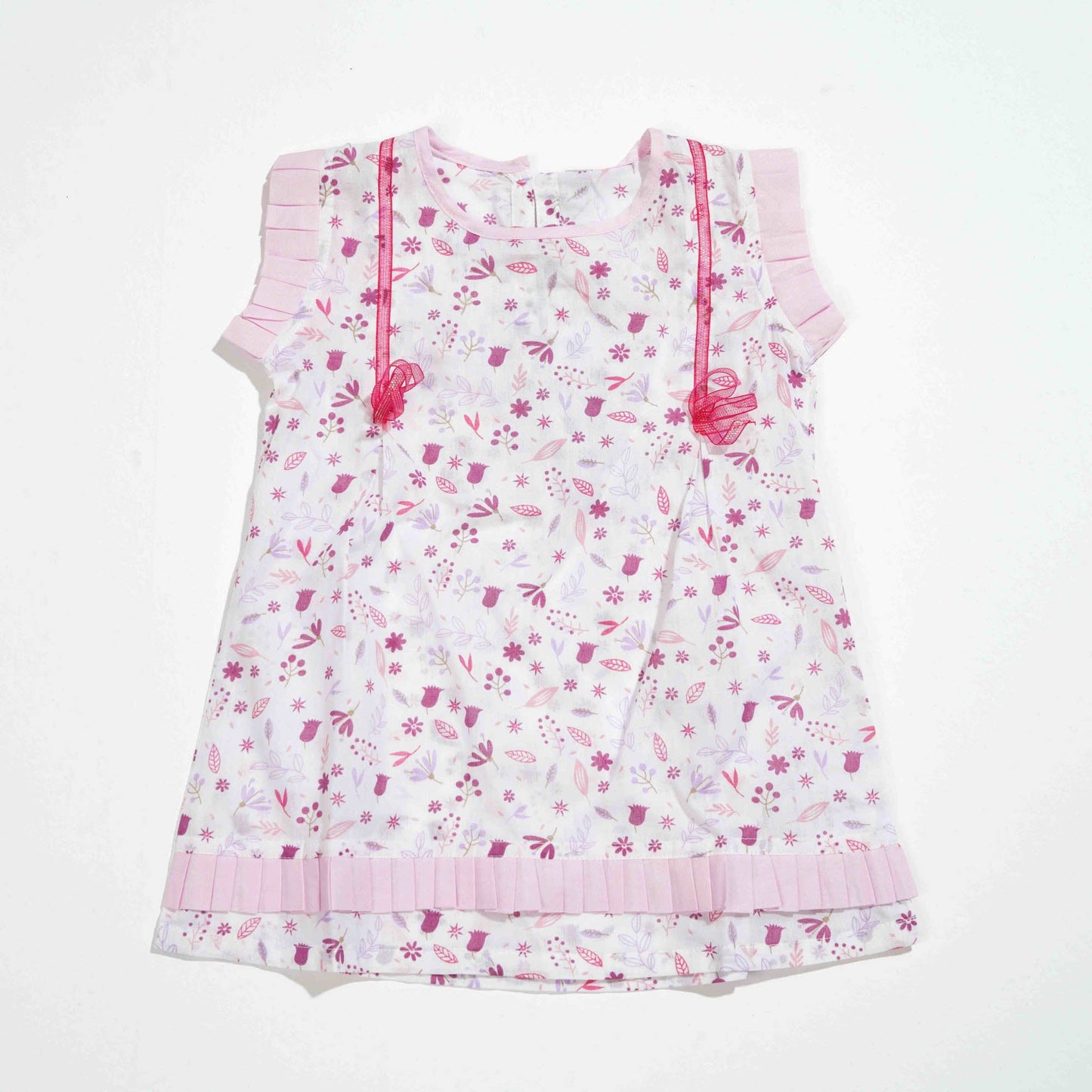 New Born Girls Frock - Pink