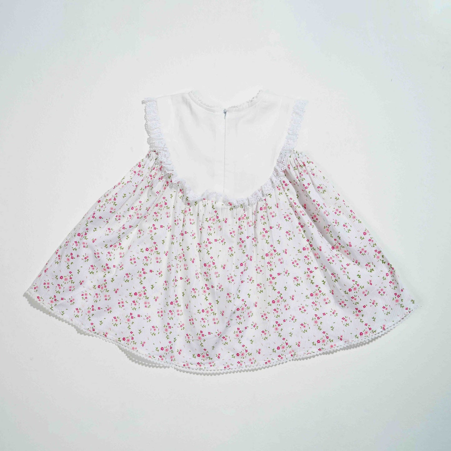 New Born Girls Frock- Off White
