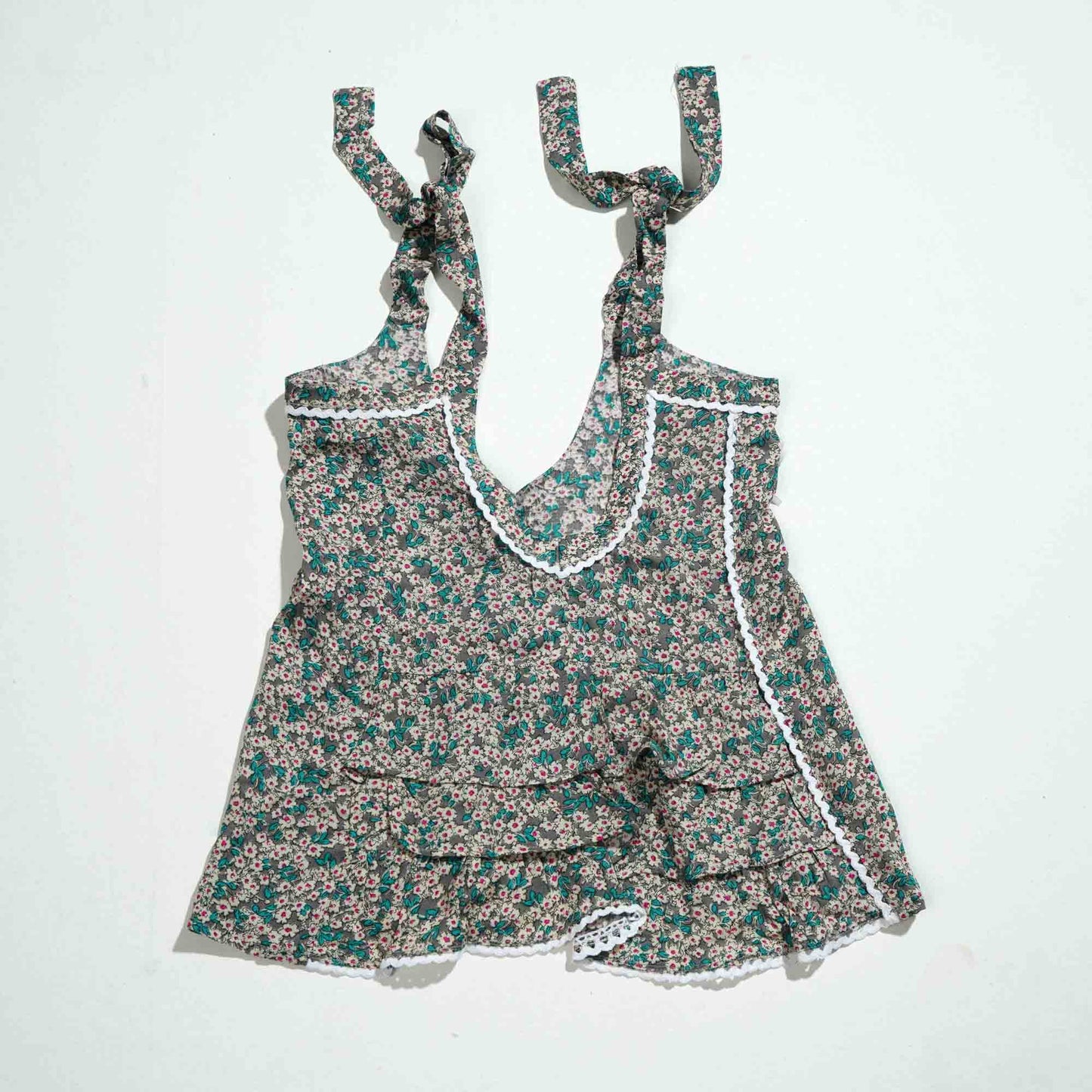 NEW BORN GIRLS FROCK - ASH