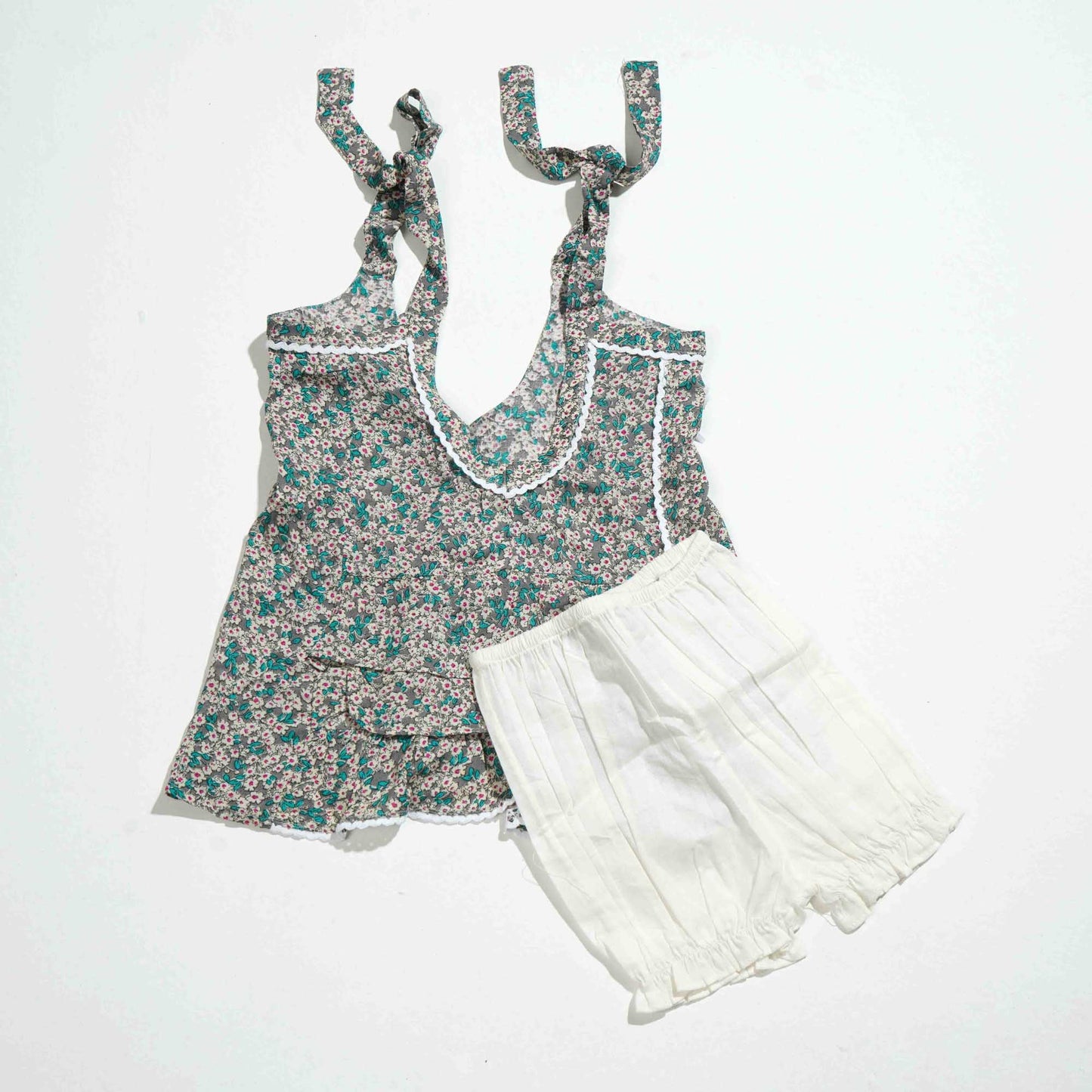 NEW BORN GIRLS FROCK - ASH