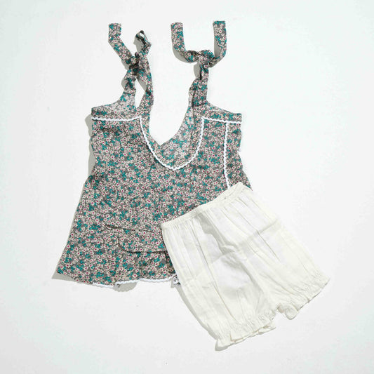 NEW BORN GIRLS FROCK - ASH