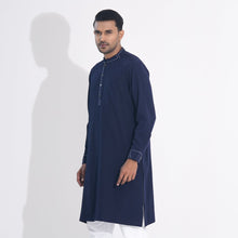 Load image into Gallery viewer, Men Navy Panjabi
