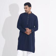 Load image into Gallery viewer, Men Navy Panjabi
