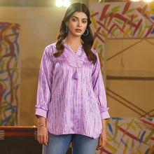 Load image into Gallery viewer, ETHNIC TOPS-LAVENDER
