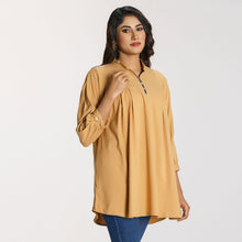 Load image into Gallery viewer, Women&#39;s Beige Workwear Top
