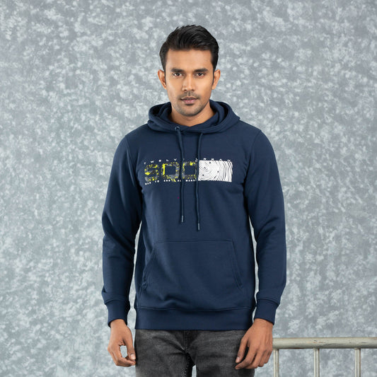 MENS HOODIE- NAVY