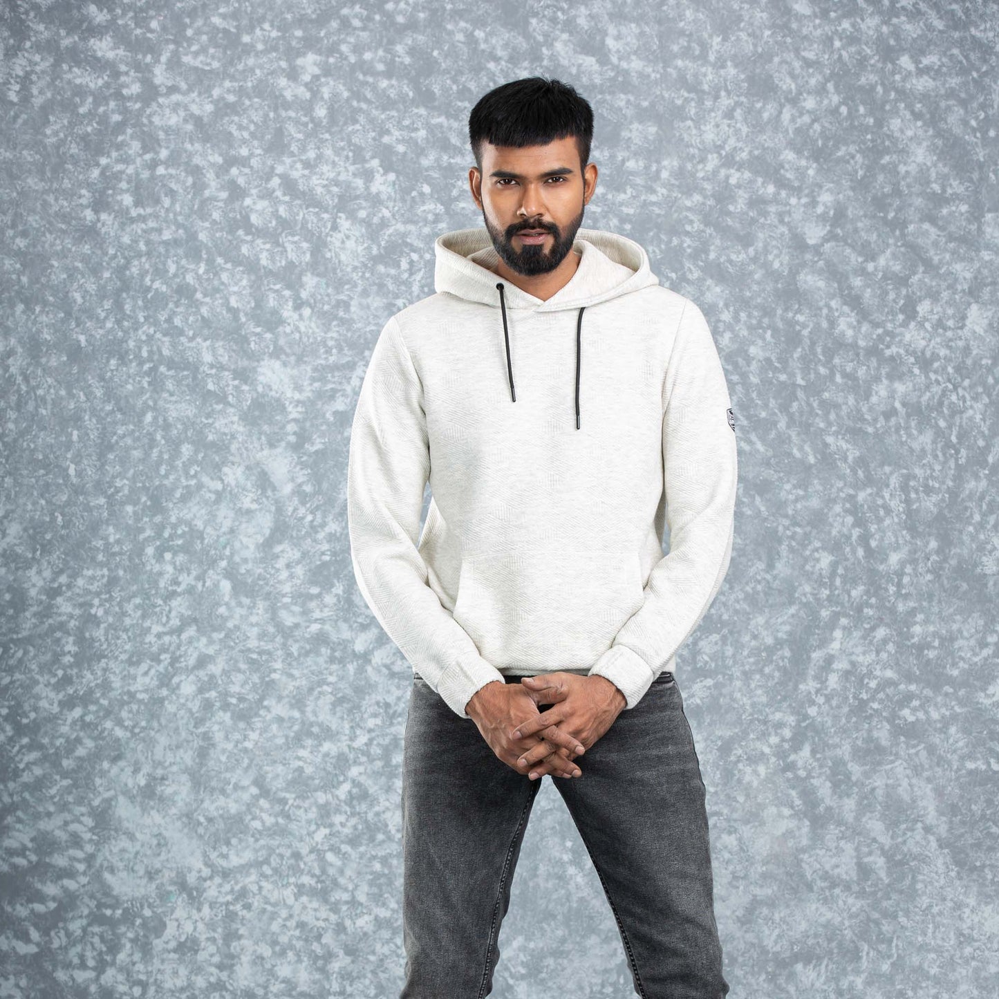 MENS HOODIE-LT. GREY