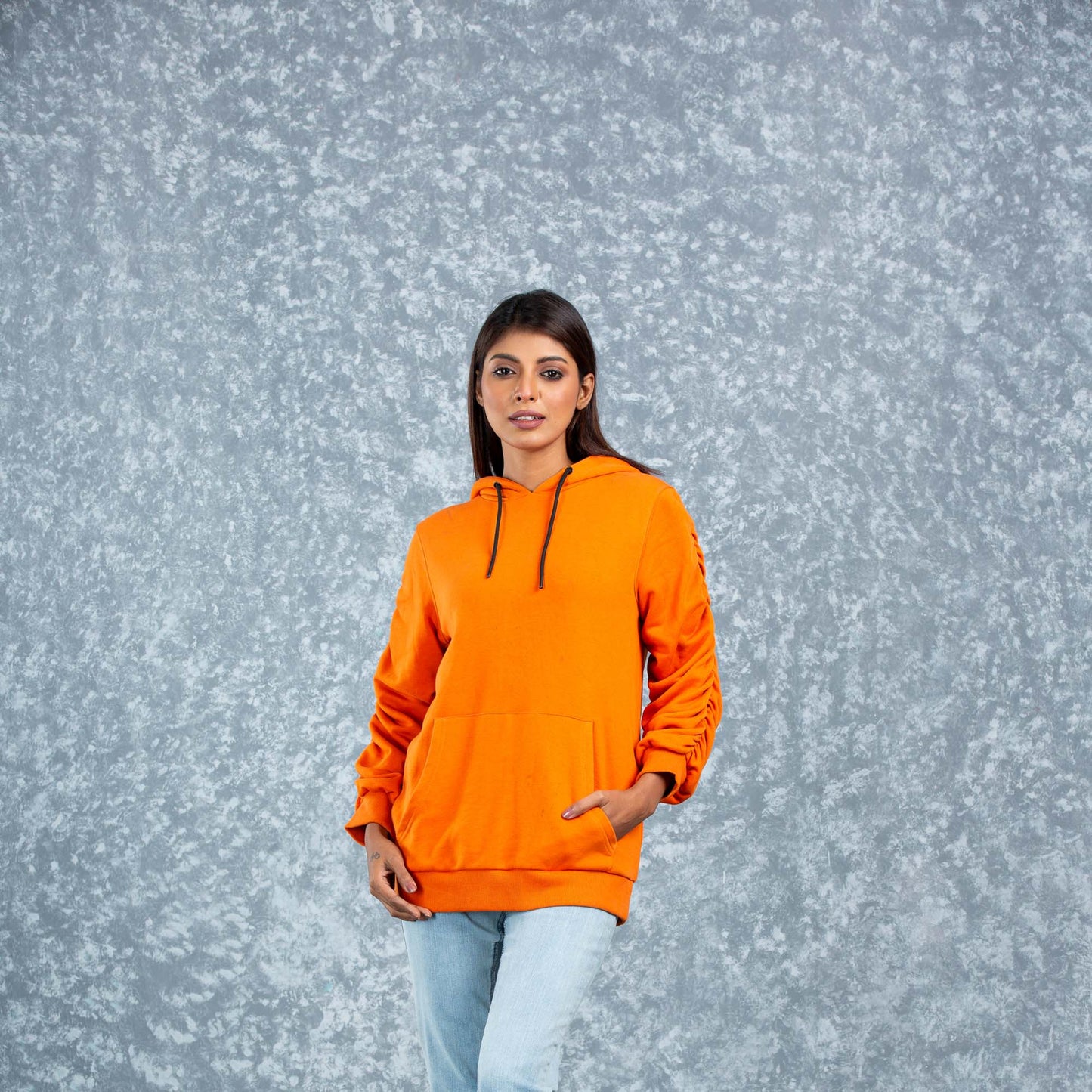 Womens Hoodie- Brown