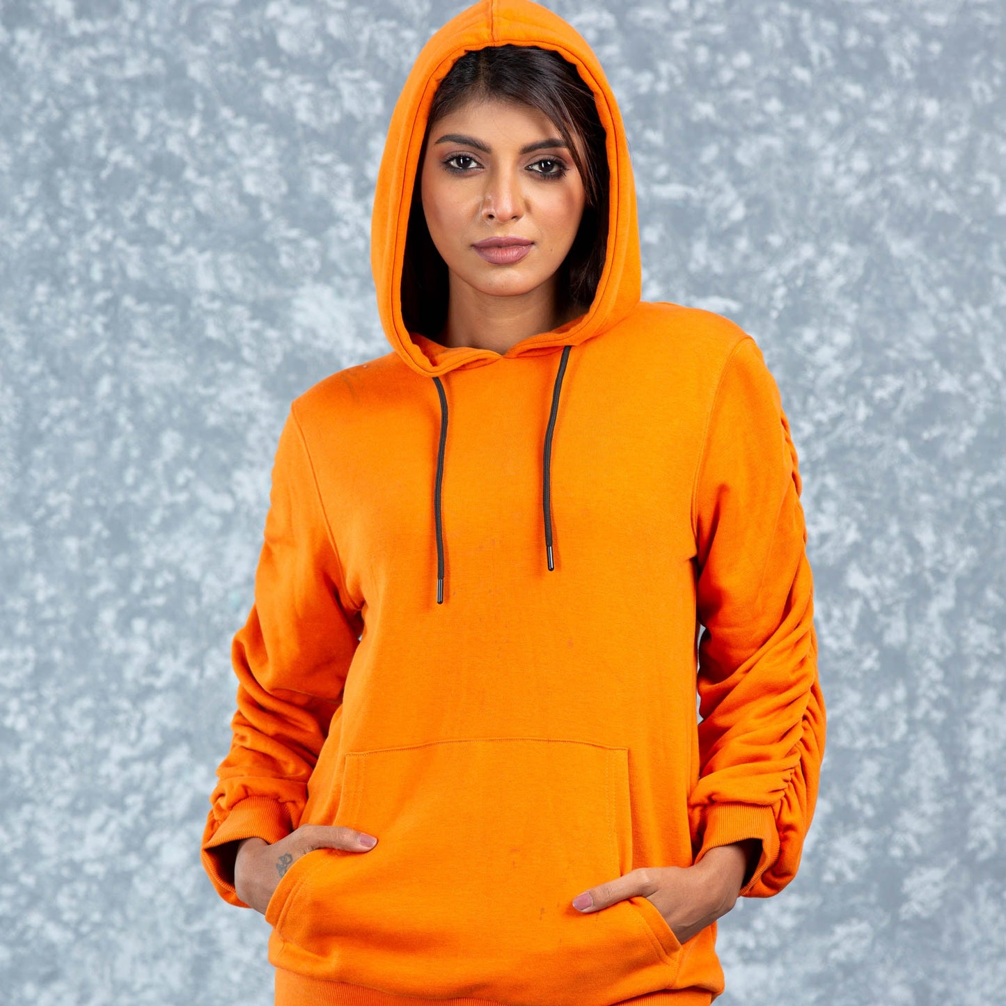 Womens Hoodie- Brown