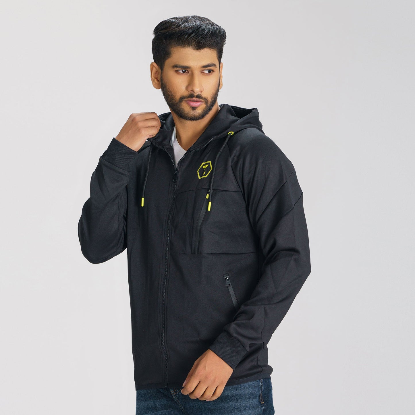 Mens Black Hoodie