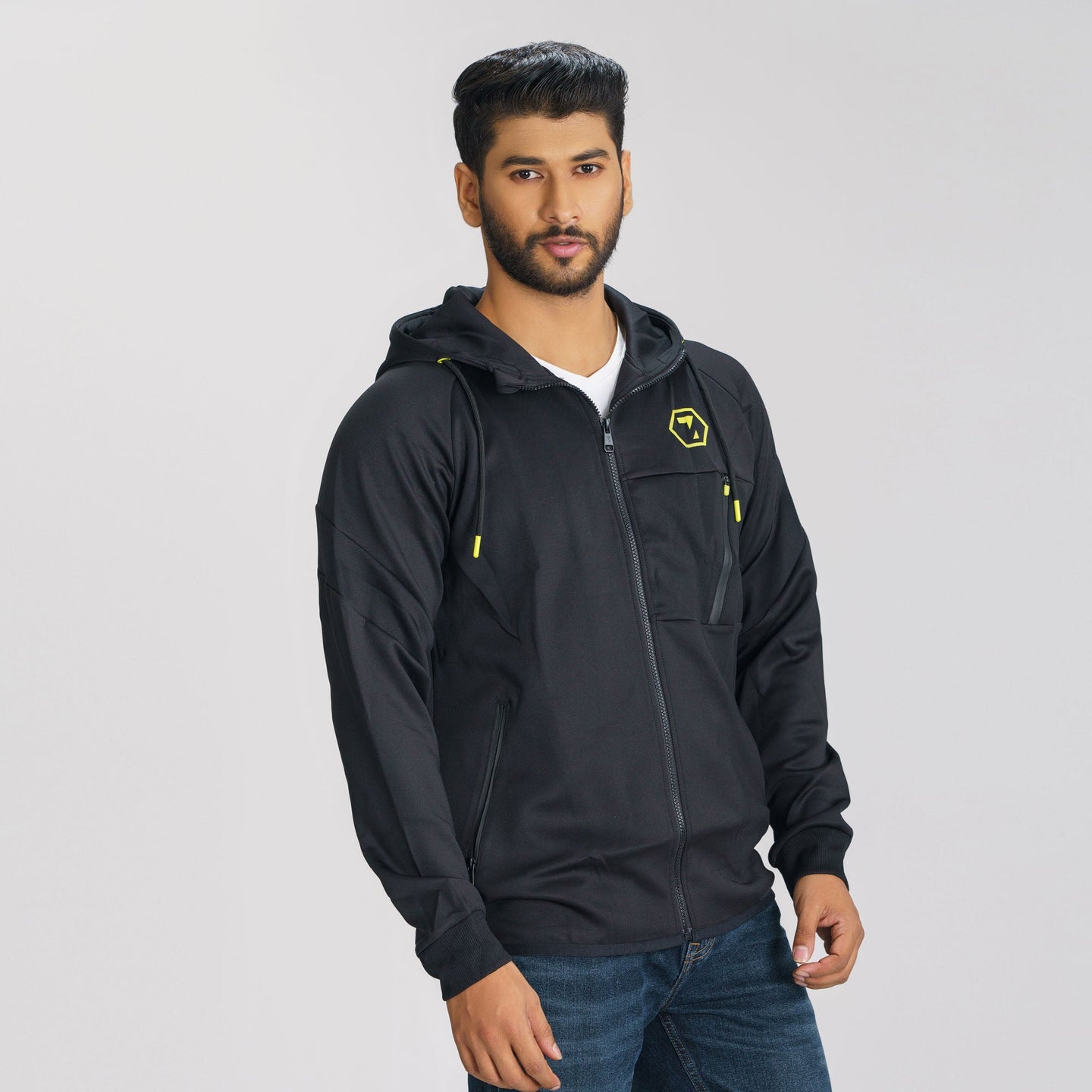 Mens Black Hoodie