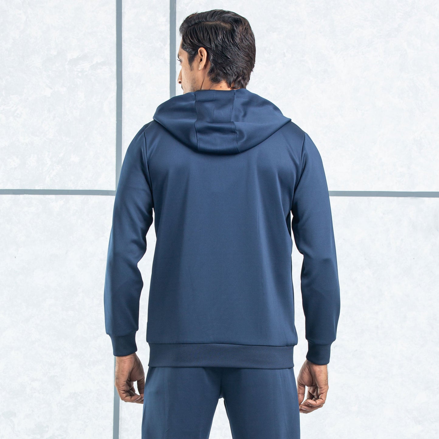 Mens Hoodie-Navy