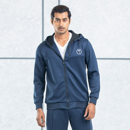 Mens Hoodie-Navy