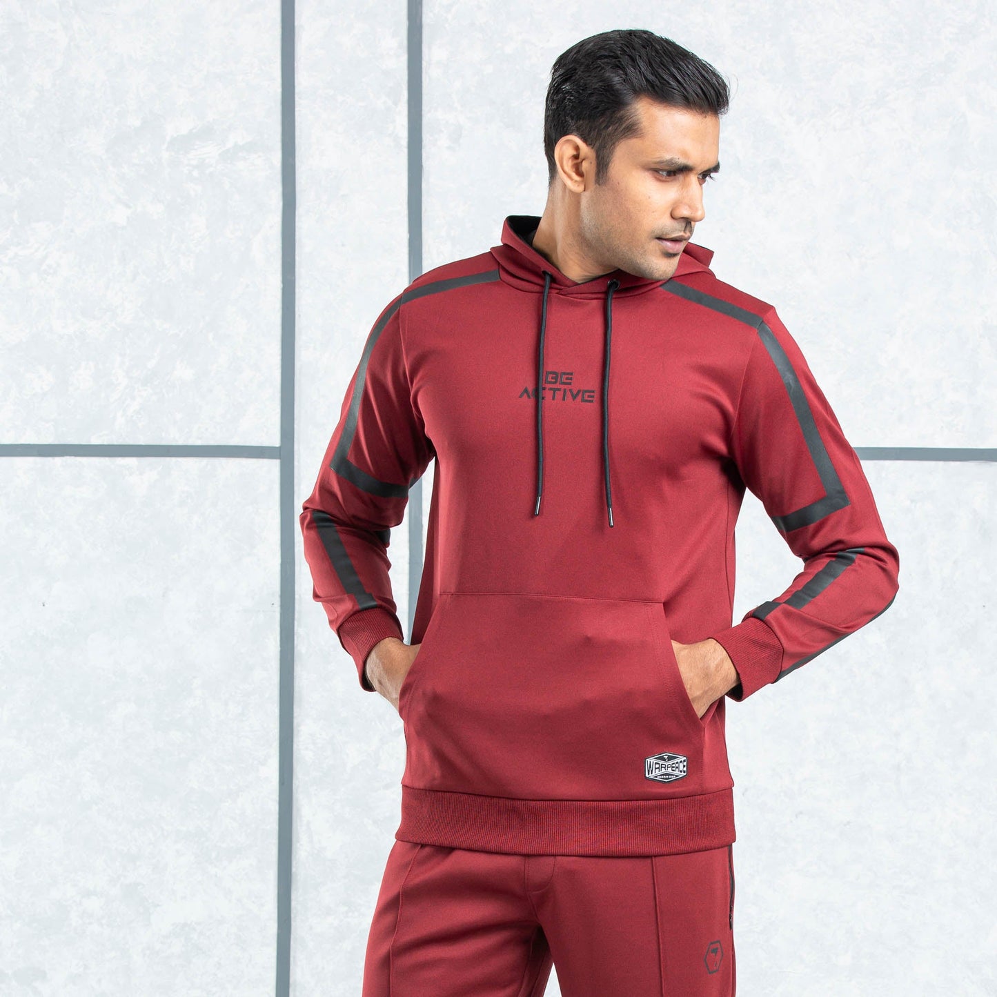 MENS HOODIE-MAROON