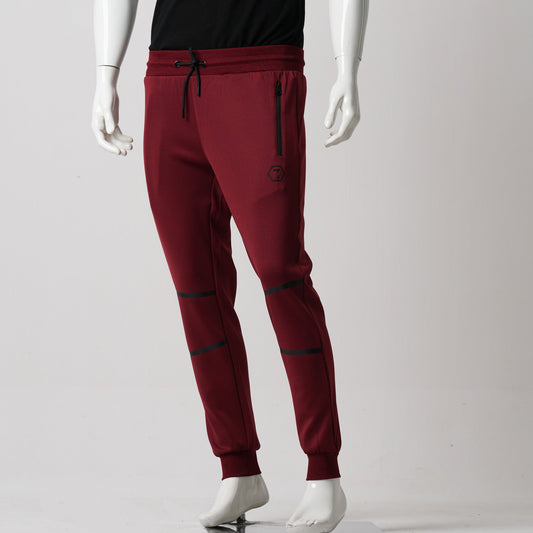 Mens Joggers-Maroon