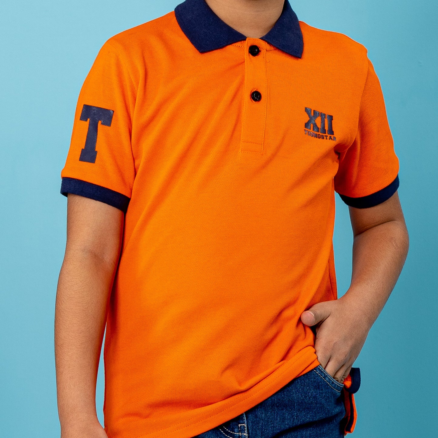 Boys Polo- Orange