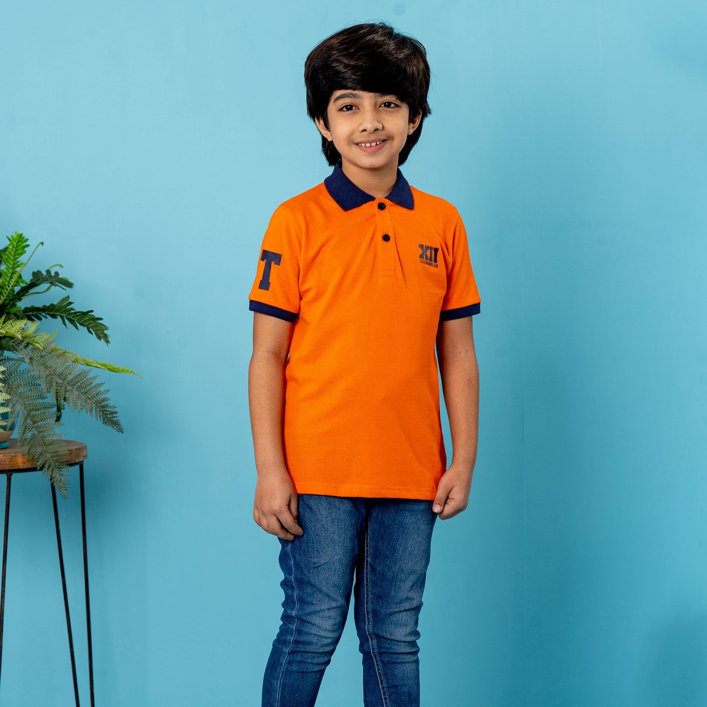 Boys Polo- Orange