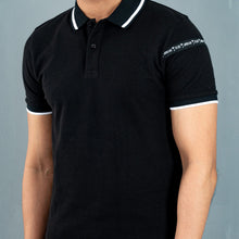 Load image into Gallery viewer, Men’s Black  Classic Polo
