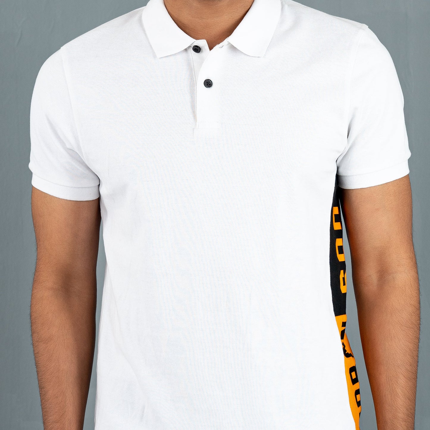 Mens White Polo