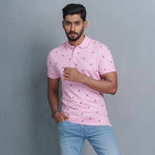 Load image into Gallery viewer, Men&#39;s Casual Light Pink Polo
