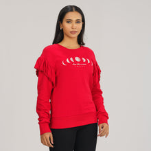 Load image into Gallery viewer, Womens Red Sweat T-Shirt
