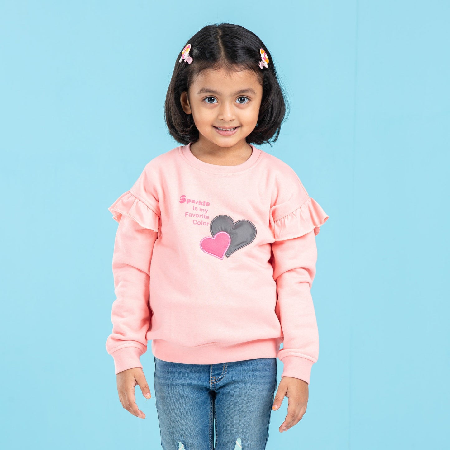BABY GIRLS SWEATSHIRT-PINK