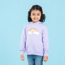 Load image into Gallery viewer, BABY GIRLS HOODIE-LAVENDER
