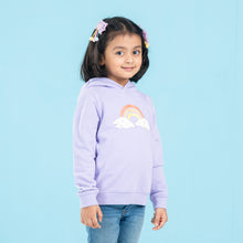 Load image into Gallery viewer, BABY GIRLS HOODIE-LAVENDER
