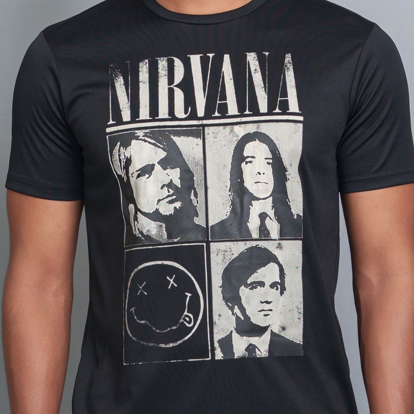 Mens Black Casual T-Shirt