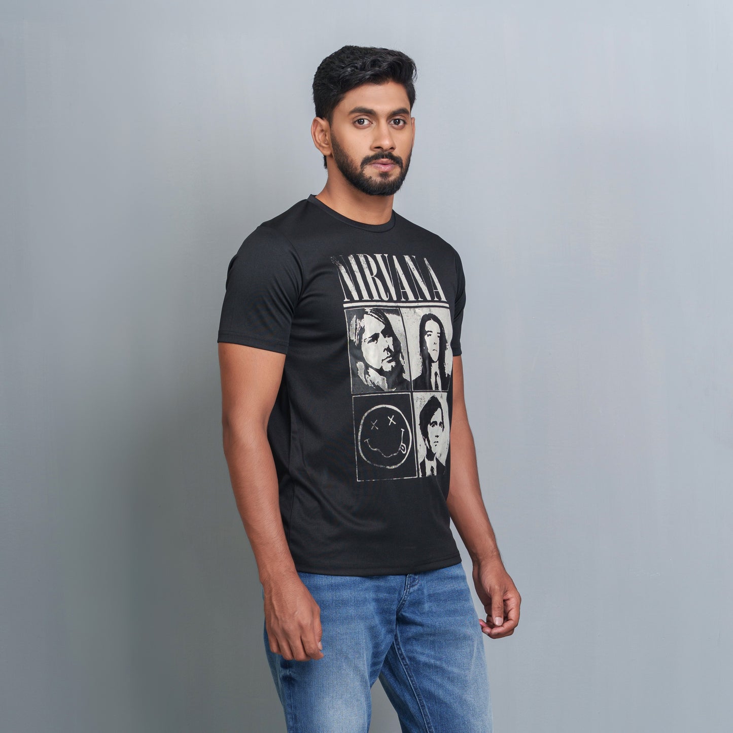 Men’s Black Casual T-Shirt