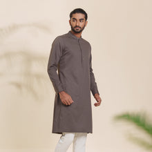 Load image into Gallery viewer, Mens Premium Panjabi-  Ash Grey
