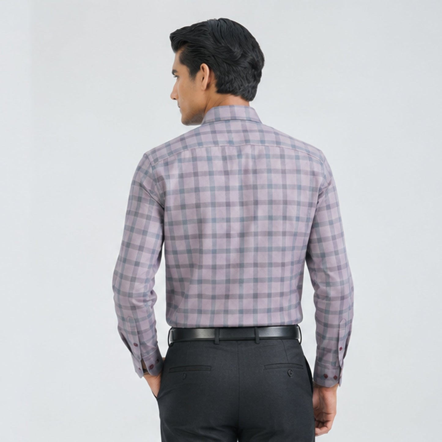 Menâ€™s Purple Formal Shirt