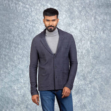 Load image into Gallery viewer, MENS CARDIGAN-NAVY
