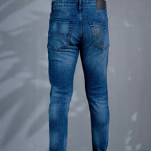 Load image into Gallery viewer, Mens Denim Pant- Dark Blue
