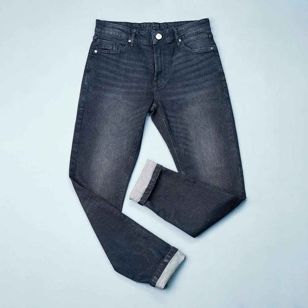 MENS DENIM PANT- GREY