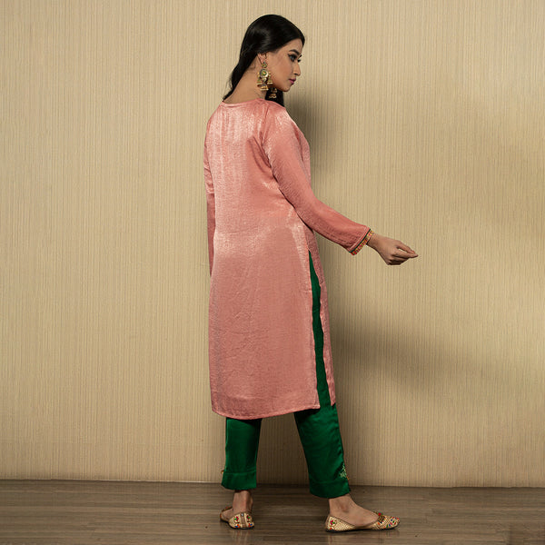 High Range Kurti - Coral