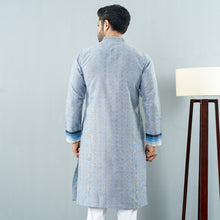 Load image into Gallery viewer, Mens Panjabi- Ash Blue
