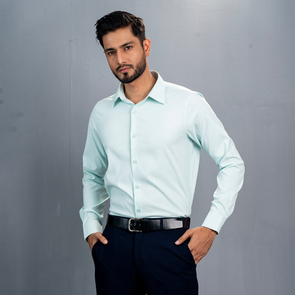 Mens Formal Shirt- Celadon