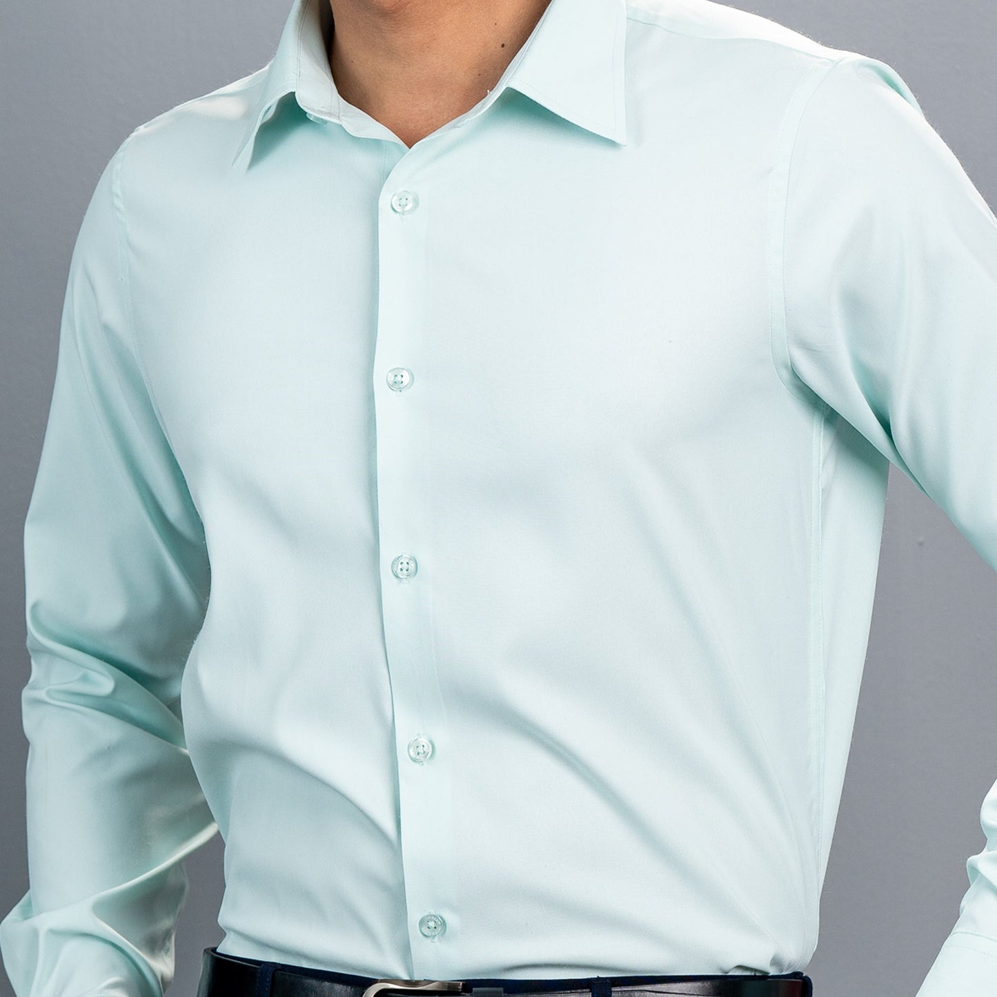 Mens Formal Shirt- Celadon