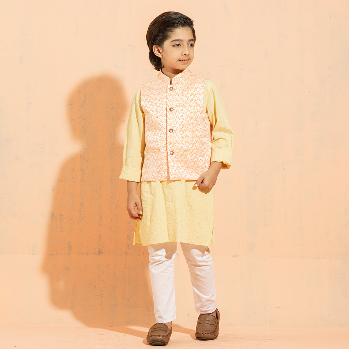 Boys Vest- Orange