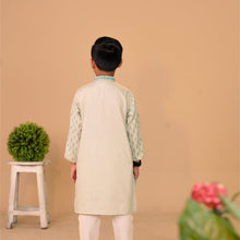 Load image into Gallery viewer, Boys Embroidery Panjabi-Olive 1
