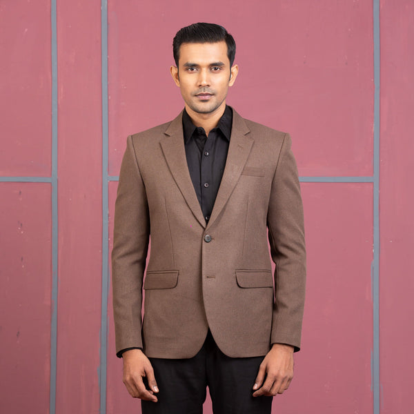 MENS BLAZER- BROWN