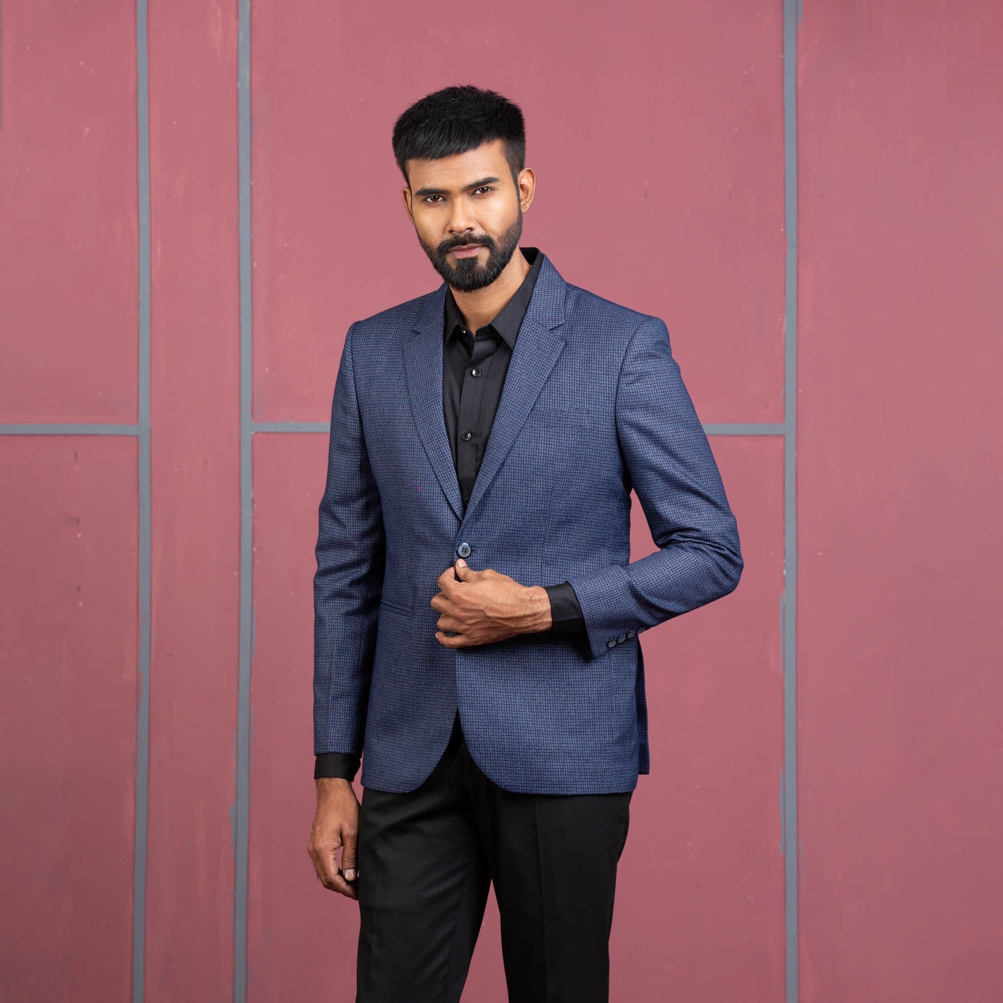 MENS BLAZER-BLUE