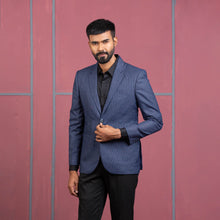 Load image into Gallery viewer, MENS BLAZER-BLUE
