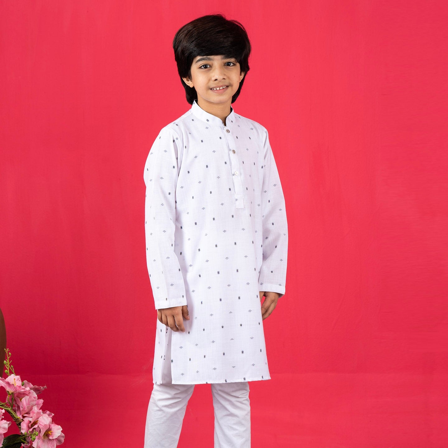 Boys Panjabi- White