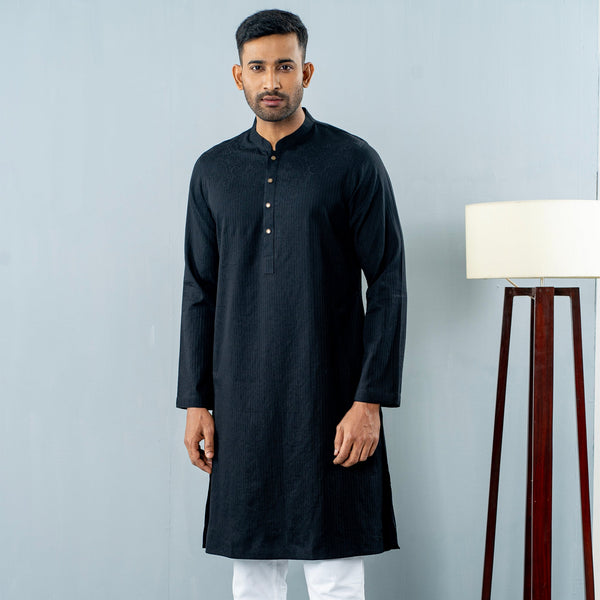 Mens Panjabi- Black