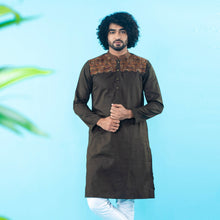 Load image into Gallery viewer, Mens Panjabi- Dark Brown
