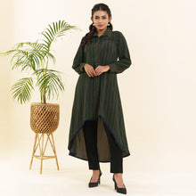 Load image into Gallery viewer, Ladies Average Kurti- Army Green
