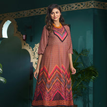 Load image into Gallery viewer, ETHNIC AVERAGE KURTI-MULTI COLOR
