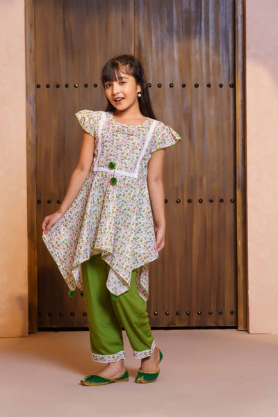 GIRLS 2PCS- MOSS GREEN